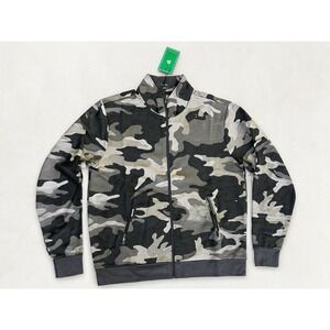 Flint Park‎ Camo Track Jacket Mens Medium Full Zip Sweatshirt NWT